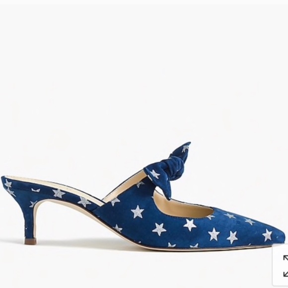 J. Crew Sophia Mules in Starry Suede - Picture 3 of 7